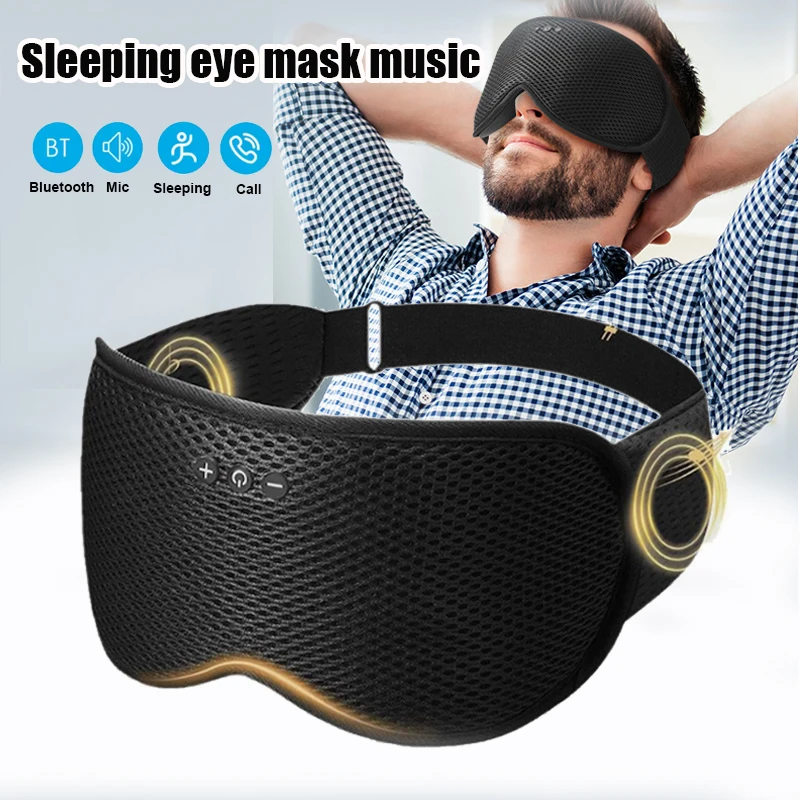 Type C Wired Earphones With Mic - Bluetooth Kablosuz Uyku Kulaklığı, 3D Göz