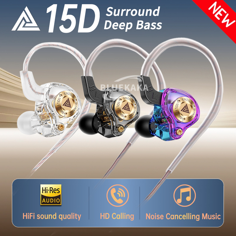 In Ear Monitors For Singers - QKZ 15D Dinamik Çevresel Ses Çift