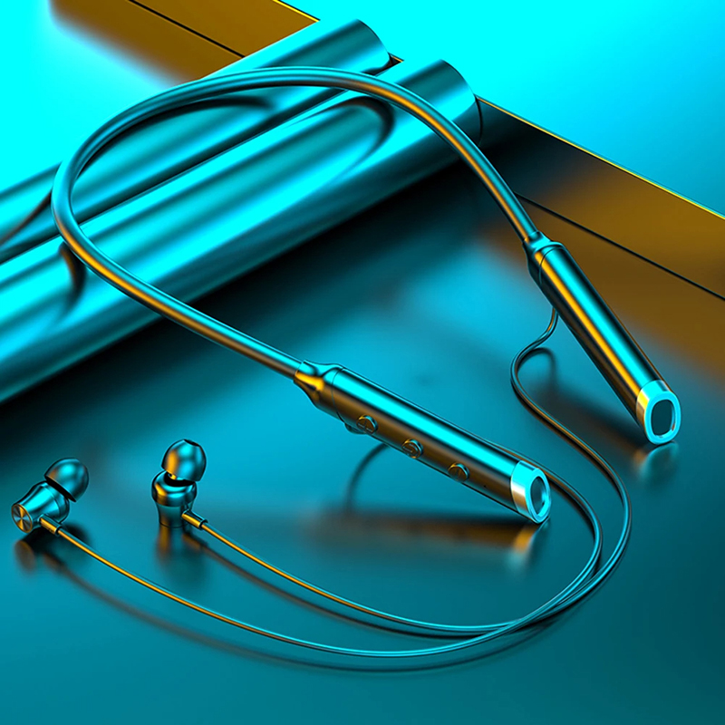 Magnetic Neckband Sports Earphones - Kablosuz Kulaklık, Bluetooth 5.0, Boyuna Takılan