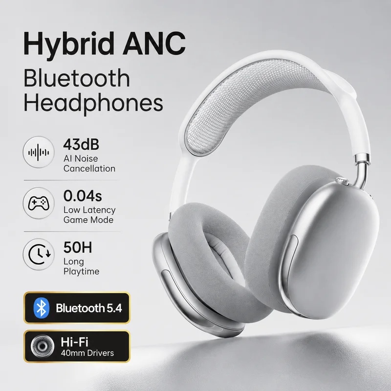 Kulak Üstü ANC Kablosuz Blueto - Anc Wireless Over Ear Headphones incelemesi ve fiyatı