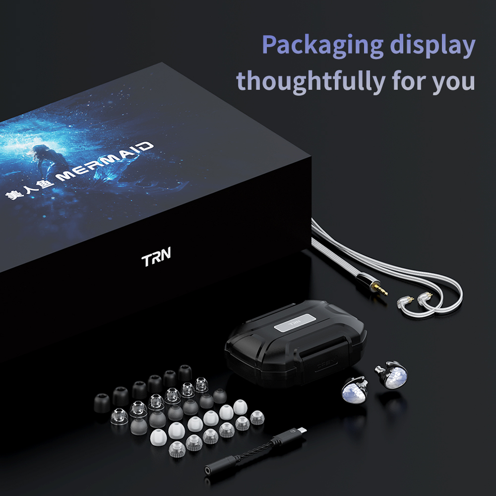 TRN Mermaid Kulaklık 1BA+1DD+2 - Planar Magnetic Iem Earphones incelemesi ve fiyatı